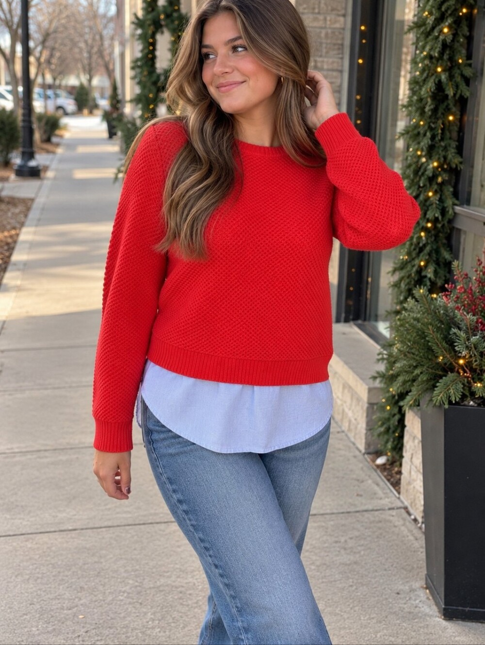 J. Crew Wool Holiday Sweater Size XS